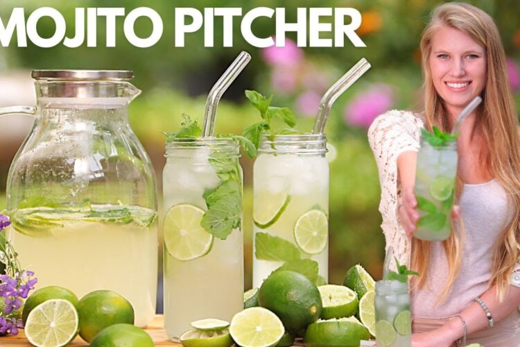 Mojito Recipe | How To Make | BEST Large Batch Party Pitcher