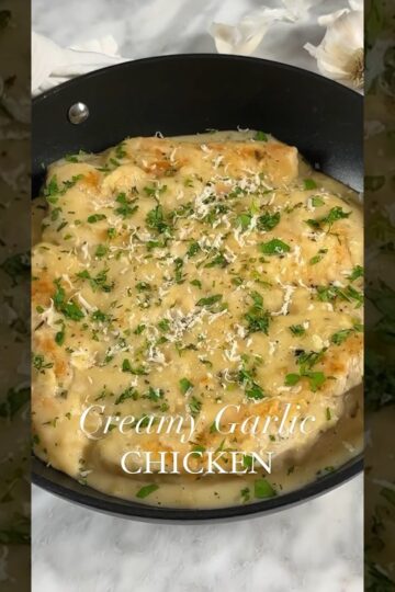 Healthy Creamy Garlic Chicken