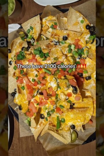 Loaded Nachos with 45g Protein, 580 calories 😍