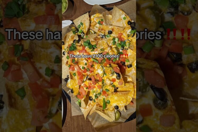 Loaded Nachos with 45g Protein, 580 calories 😍