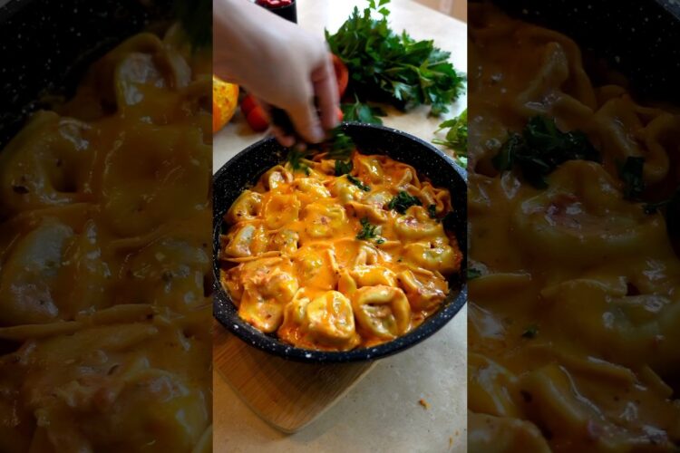 Creamy Cheese Tortellini #wintervibes #dinnerideas