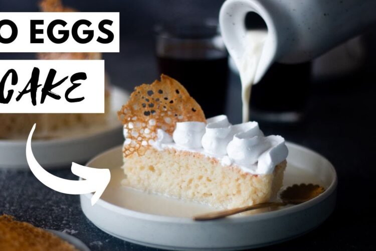 Eggless Tres Leches Cake Recipe - Milk Cake