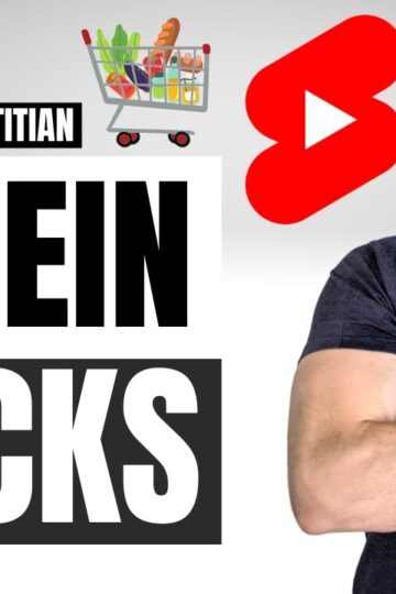 HIGH PROTEIN SNACKS IDEAS (Part 1) | Shopping With A Sports Dietitian #shorts