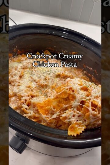 Crockpot Creamy Chicken Pasta Recipe