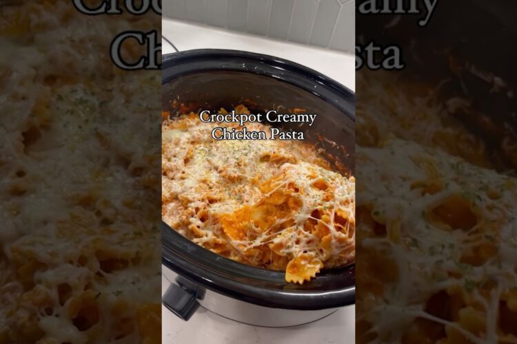 Crockpot Creamy Chicken Pasta Recipe