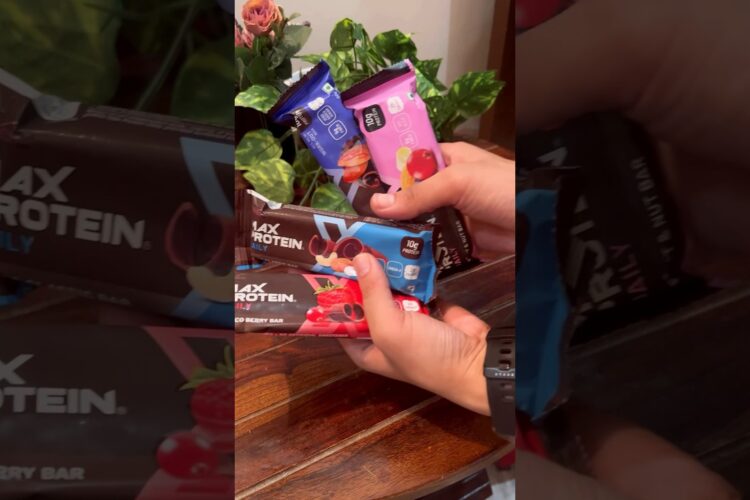 Max protein bar #collaboration #review