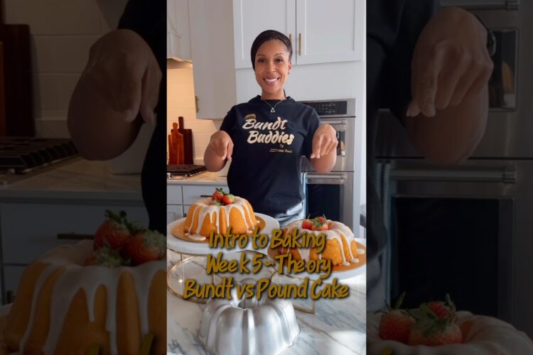 Bundt Cake or Pound Cake? Let’s discuss in this weeks theory. #baking #poundcake #bundtcake #shorts