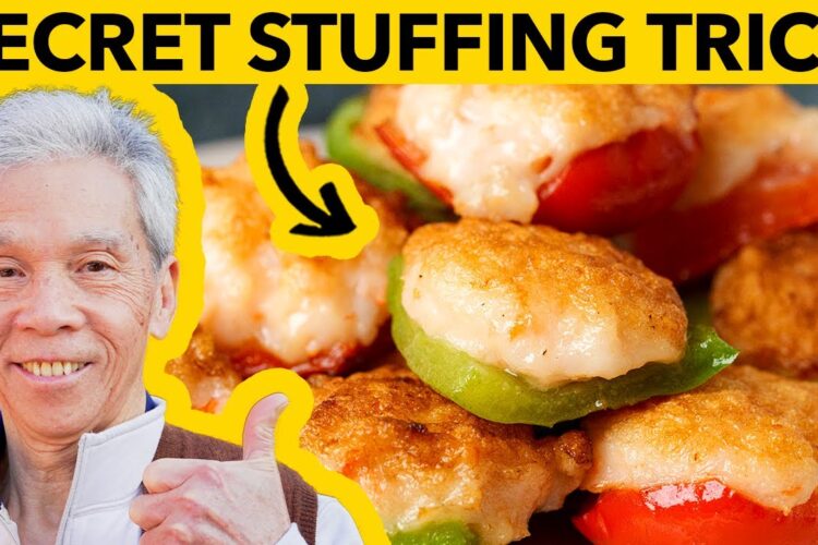 🫑 Dad's Chinese Stuffed Peppers: Your new favorite appetizer (釀辣椒)