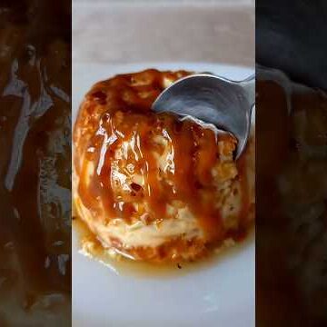 ¡Flan listo en 2 minutos! ✨️ Delicioso y saludable #Flan #recetassaludables #recetasfaciles