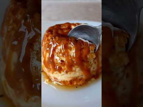 ¡Flan listo en 2 minutos! ✨️ Delicioso y saludable #Flan #recetassaludables #recetasfaciles