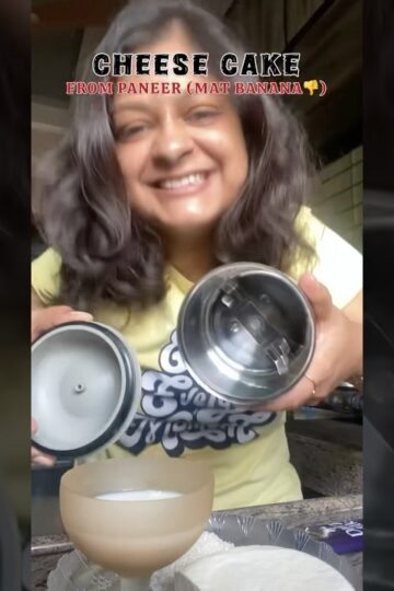 Flop🤯wala Cheese Cake from *PANEER*👎🧀|| #minchymacarony #cheesecake #paneer #cooking #recipe