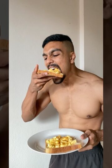FASTEST High Protein Egg Toast Recipe for GYMBROS ⚠️✅‼️