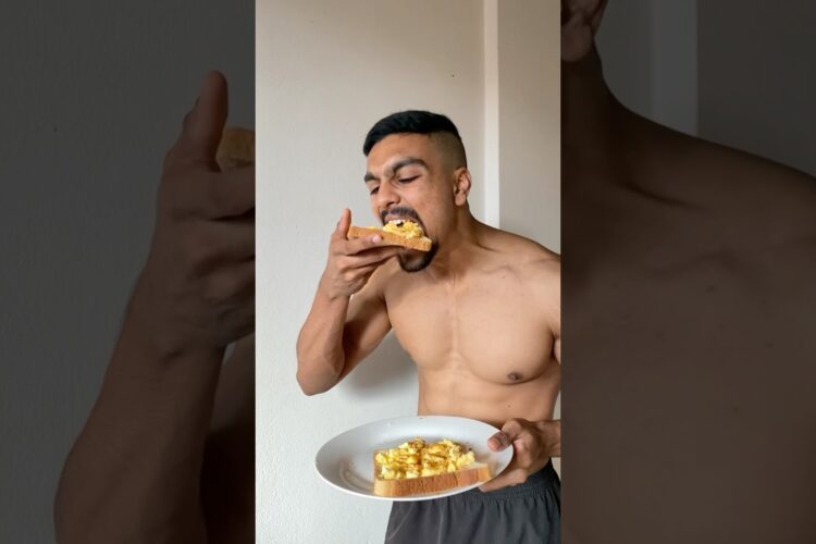 FASTEST High Protein Egg Toast Recipe for GYMBROS ⚠️✅‼️