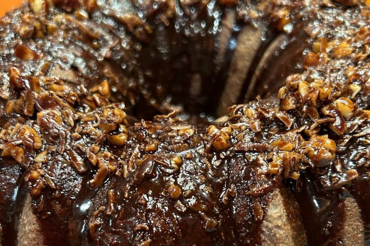 Inside Out German Chocolate Cake
