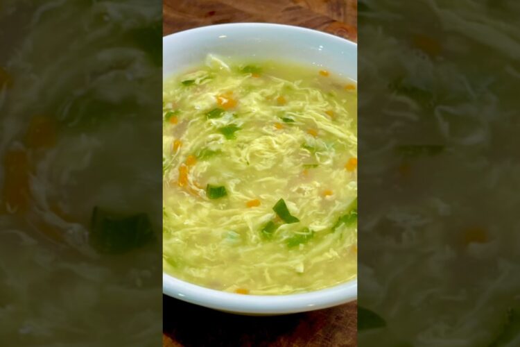 VEGETABLE EGG DROP SOUP RECIPE! Perfect for rainy weather #food #soup #pinoyfood #fyp #shorts