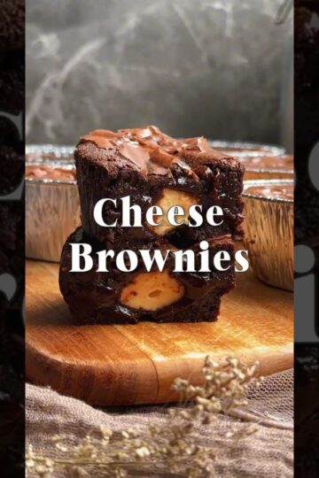 Bikin Dessert di rumah🙌🏻 Mari kita buat Cheese Brownies🍫✨ #cheesebrownies #brownies