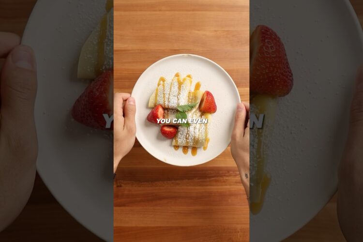 The French pancake #recipe #foodasmr #food #cooking