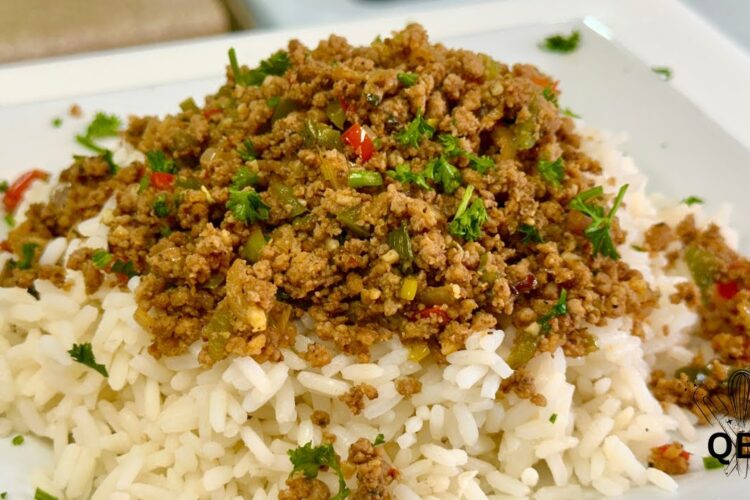 "Savory & Satisfying! Ground Turkey Over Rice –30-Minute Meal"