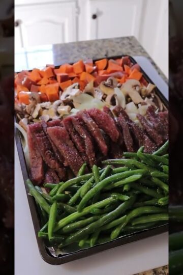 20 Minute Sheet Pan dinner #mealprep