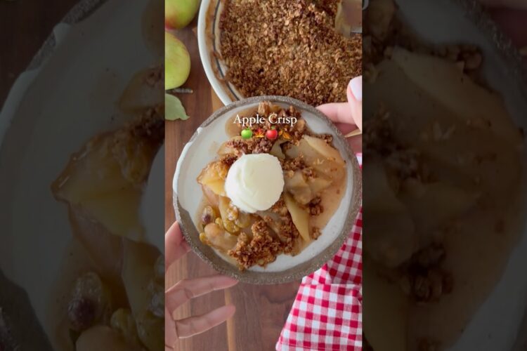 Apple Crisp Recipe 🍎
