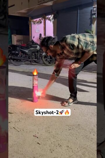 Rs 750/- Skyshot 🚀🔥 #skyshot #diwali #fireworks #crackers #travel #shorts #viralvideo #trending