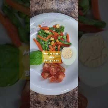 Dinner for 7 month old baby, veggies and boiled egg 👶