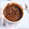 1 minute, eggless chocolate mug cake in microwave