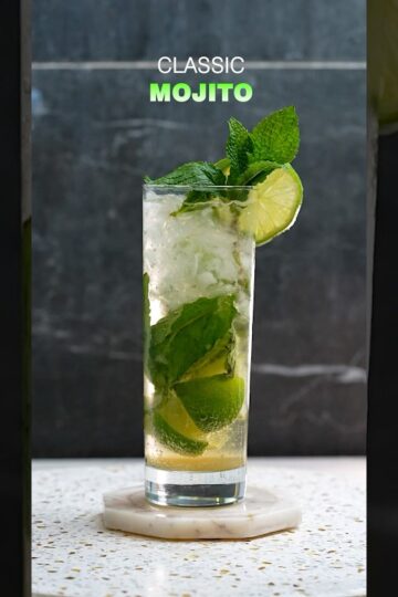 Classic Mojito! Original Recipe 🍃🍹#mojito #cocktails #drink #cocktail #bar #cocktailrecipe