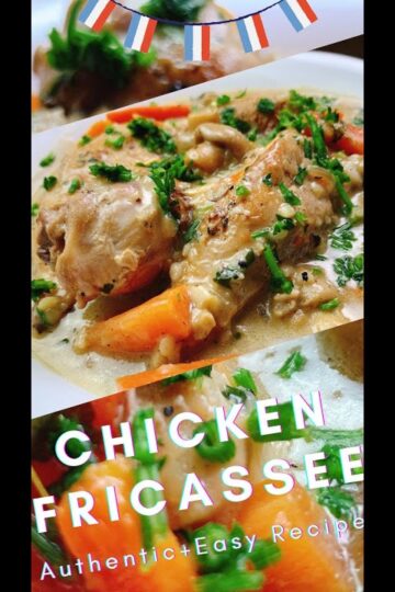 One easy French recipe everyone should know | authentic chicken Fricassee recipe #shorts