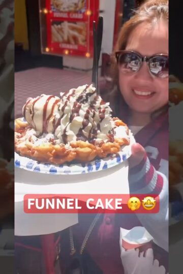 FUNNEL CAKE 📍SAN FRANCISCO CA #shorts #short #shortvideo #asmr #food #mukbang #makan #travel #eat