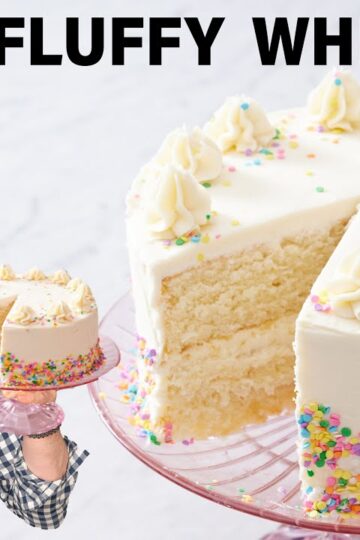 EASY White Cake Recipe