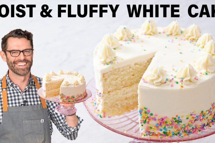 EASY White Cake Recipe