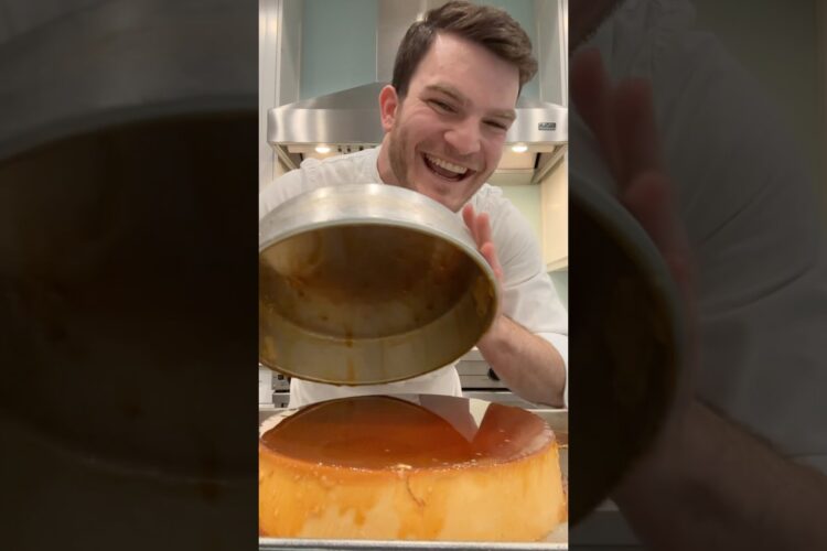 Flan #chefbrad #flan #cuban #french #miraeso #chefbradflan #egg #milk #caramel #easy #recipe