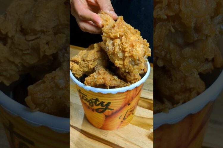 KFC Style Fried Chicken #kfc #friedchicken #asmr #chickenrecipe