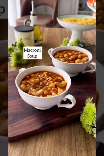 Comforting Macroni Soup!!