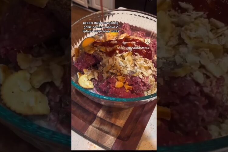 The only meatloaf recipe you need 🤩 Subscribe for more easy dinner recipes!