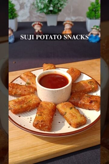 Trending Suji snacks#recipies#easy snacks#yt shorts#food shorts#cooking show#suji#street snacks#