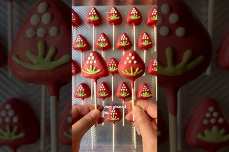Make Starbucks Summer Exclusive Strawberry & Cream Cake Pops At Home 🍓