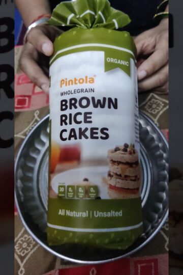 Pintola - Brown rice cakes 🎂 review 🍚(Rs.147)#ricecake #pintola #review #healthy #gym