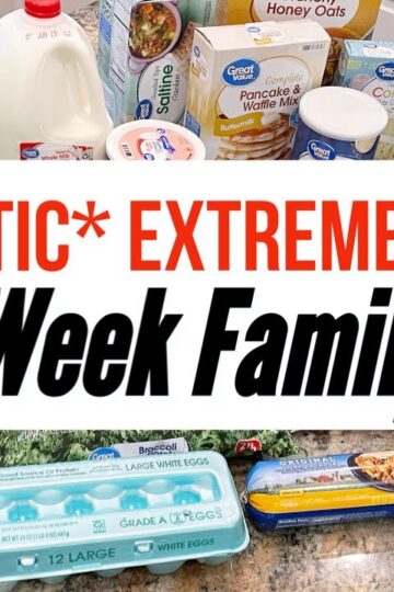 EXTREME BUDGET FAMILY MEALS for a WEEK // CHEAP & EASY RECIPES for BREAKFAST, LUNCH, DINNER