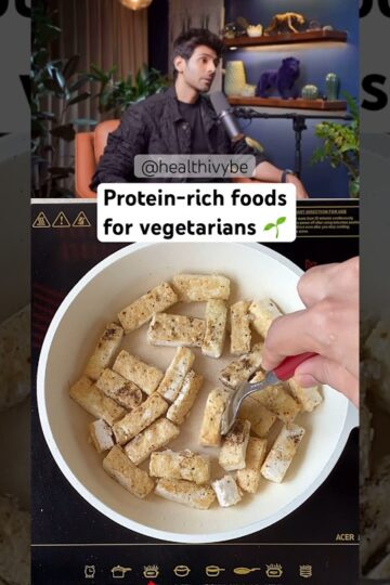 Protein-rich foods for vegetarians 🌱