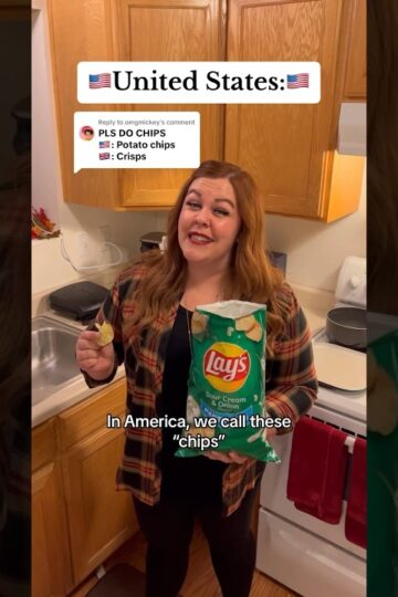 Because they’re crispy. 🇬🇧 #ukvsusa #britishvsamerican #chips #crisps #british #funny #shorts