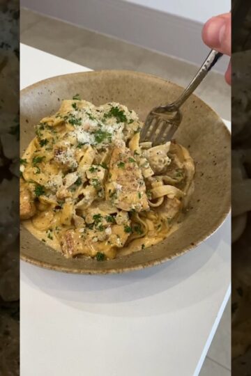Creamy chicken Alfredo recipe