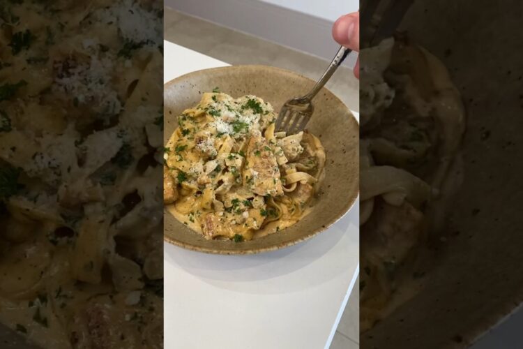 Creamy chicken Alfredo recipe