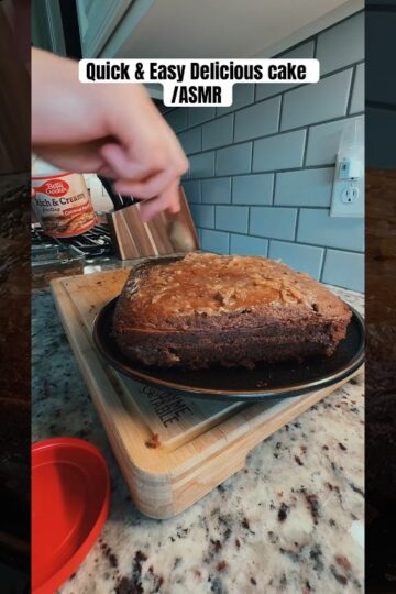 Quick & Easy Delicious German Chocolate cake 🥰#marriedlife #baking #fypシ #quickrecipe #delicious