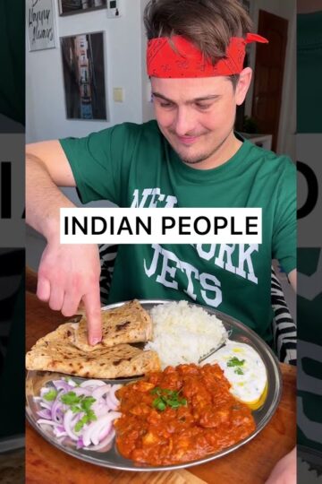 The best way to eat INDIAN food is definitely with HANDS🖐️😎♥️🥘| Normal vs Indian | CHEFKOUDY