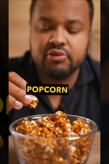 🤌Popcorn w karmelu z przyprawą do piernika 🍿✨ #dalgona #popcorn