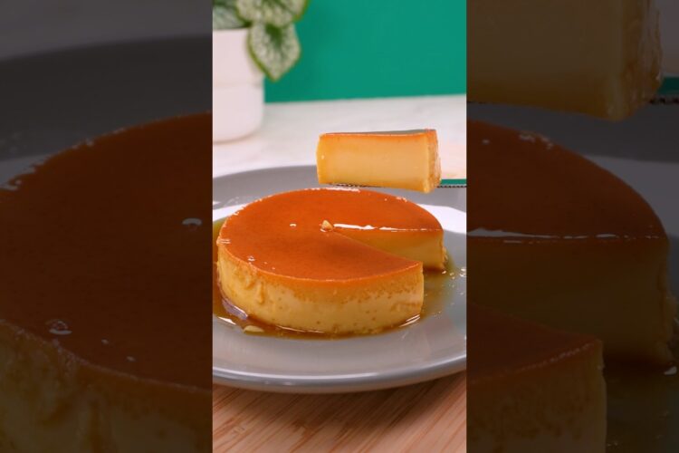 Can you resist this sweet, jiggly FLAN??
