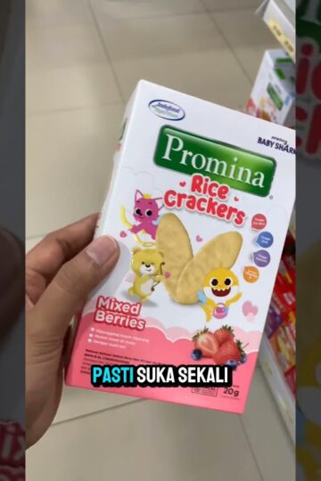"Promina Rice Cracker, camilan sehat dan lezat untuk si kecil! #Promina #CamilanSehat #SnackAnak"