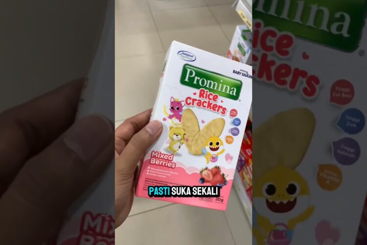 "Promina Rice Cracker, camilan sehat dan lezat untuk si kecil! #Promina #CamilanSehat #SnackAnak"